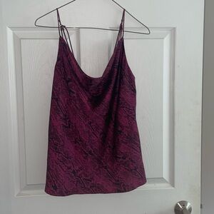 Never worn Cross-Back Cow neck camisole